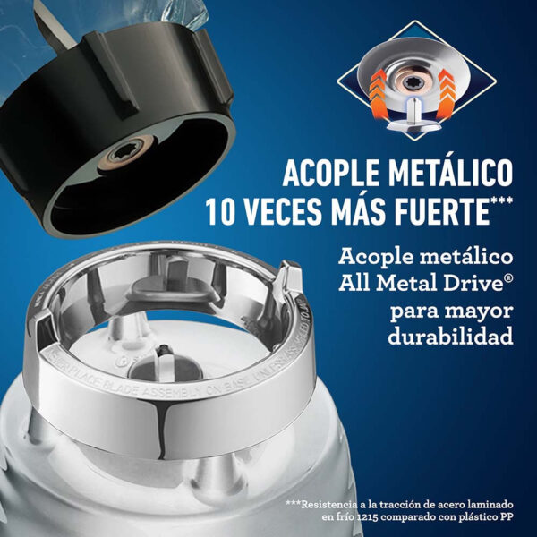 Licuadora clásica Oster® con perilla ergonómica de 3 velocidades BLST4655 - Imagen 4