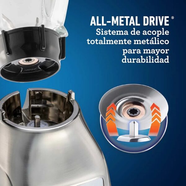 Licuadora Oster® con vaso de vidrio y control de perilla BLSTKAGNRD - Imagen 5