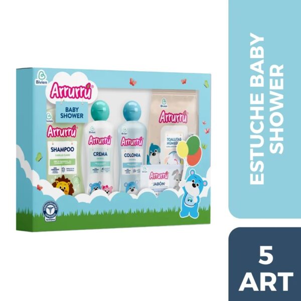 Kit Baby Shower Azul Arrurru