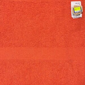 Semi toallon Unicolor 70x140cm Naranjado Protela