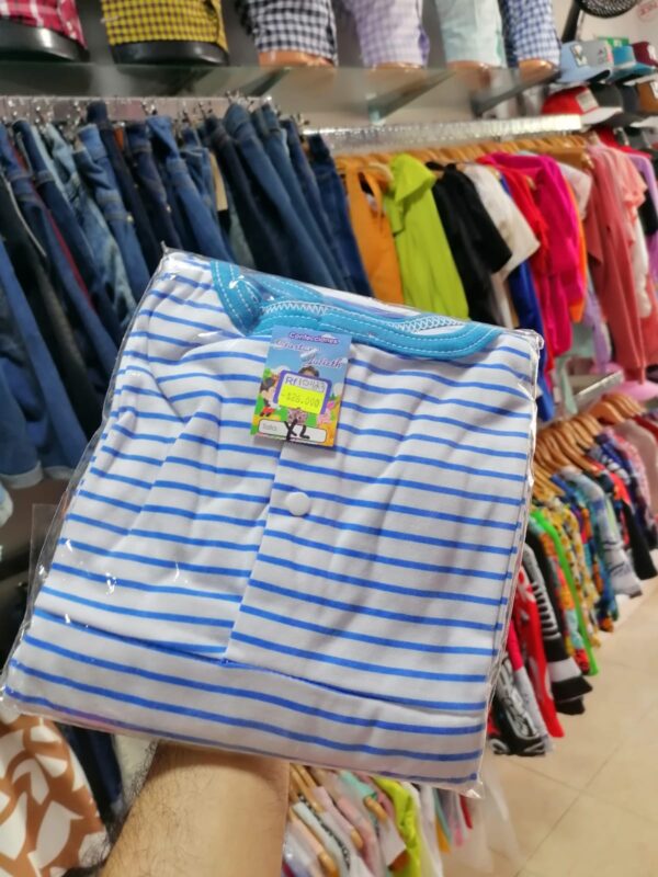 Bata de Tira con Botones Talla XL