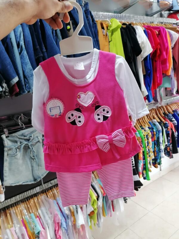 Conjunto Rosado 3 Piezas