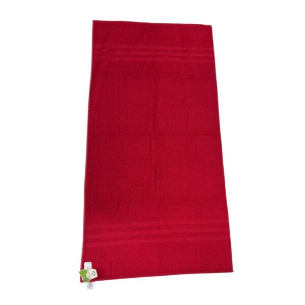 Semi toallon Unicolor 70x140cm Rojo - Protela - Imagen 2