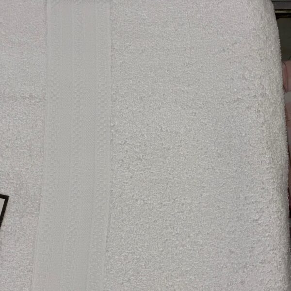 Semi toallon Unicolor 70x140cm Blanco - Cisne Real