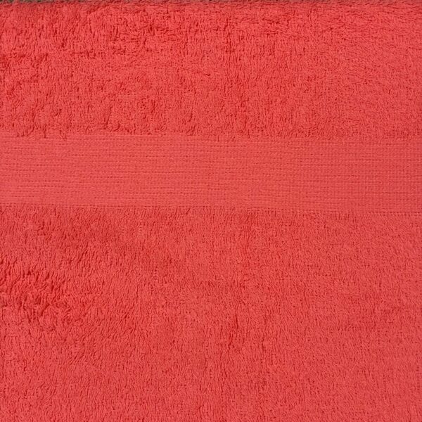 Semi toallon Unicolor 70x140cm Coral - Protela