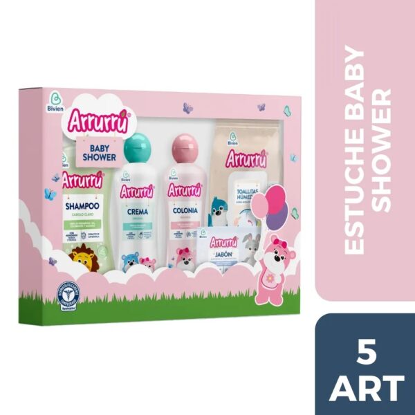 Kit Baby Shower Rosado Arrurru