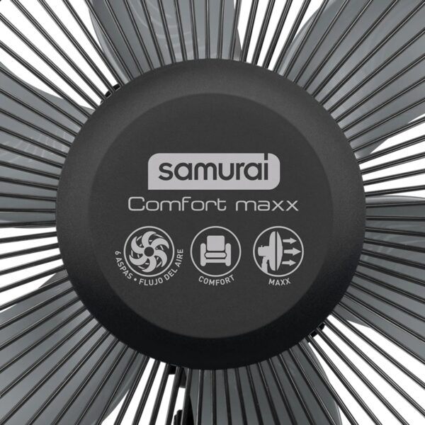 Ventilador SAMURAI Comfort Maxx Plus 2en1 Negro - Imagen 2