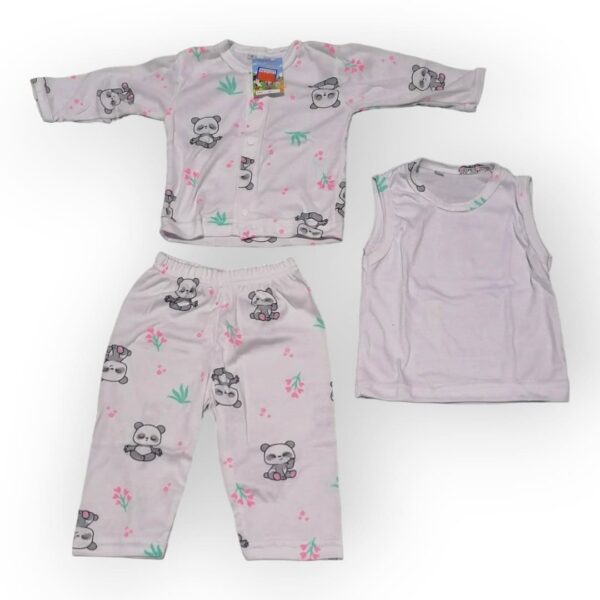 Pijamas de Bebe 3 Piezas talla 2