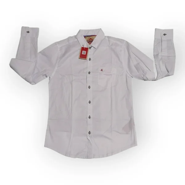 Camisa Talla S Manga Larga - Blanca