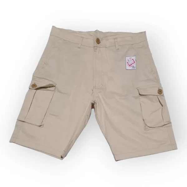 Bermuda en Drill Cargo Talla 34 Beige