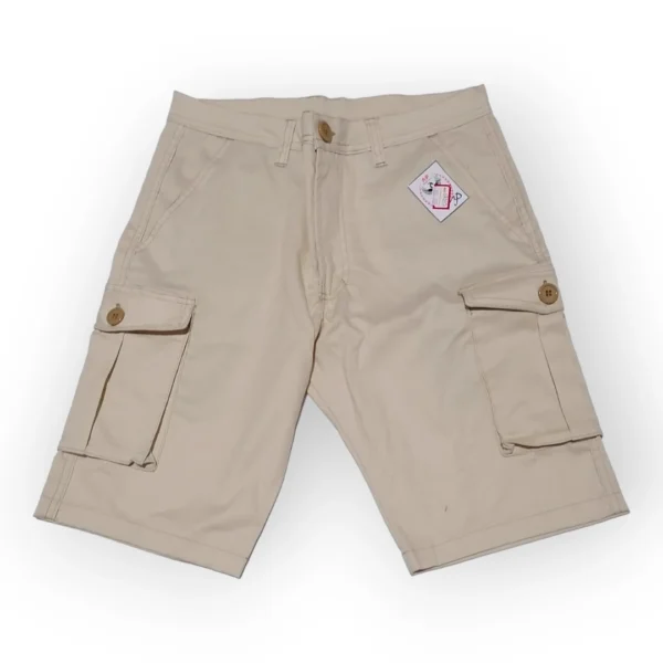 Bermuda en Drill Cargo Talla 30 Beige