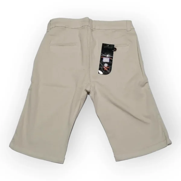 Bermuda en Drill Talla 30 Beige - Imagen 2