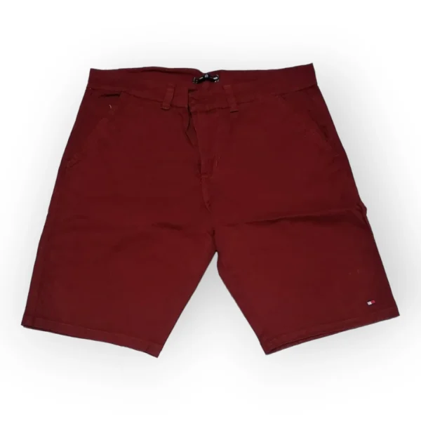Bermuda en Drill Talla 30 Vinotinto