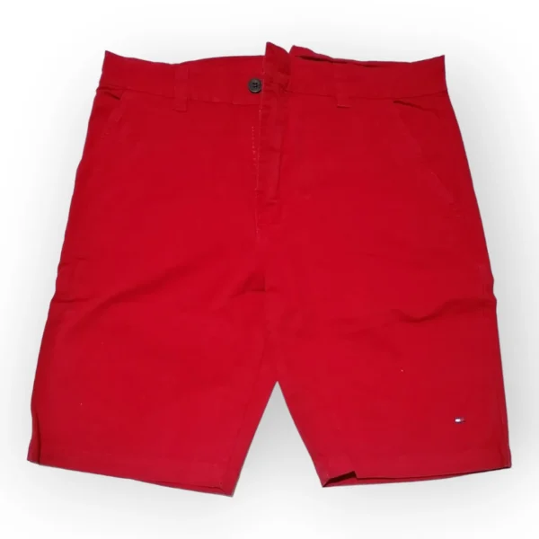 Bermuda en Drill Talla 34 Roja