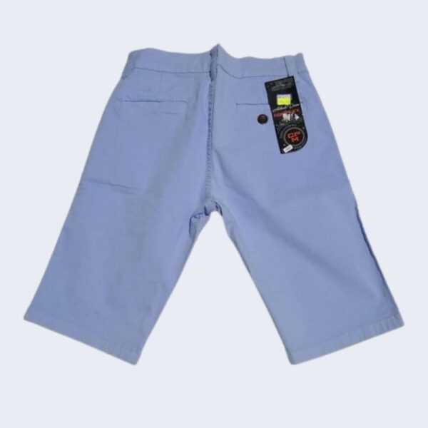 Bermuda en Drill azul bebe Talla 28 - Imagen 2