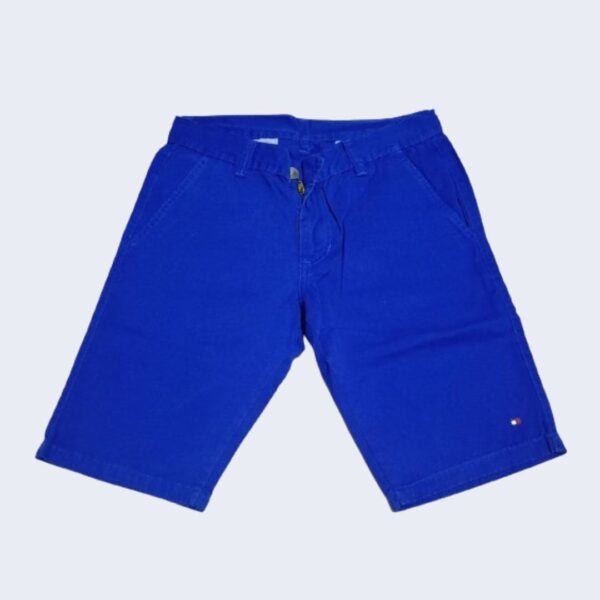 Bermuda en Drill Azul Rey Talla 28