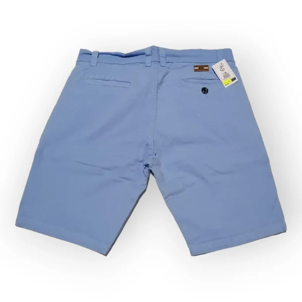 Bermuda en Drill Talla 36 Azul Bebe - Imagen 2