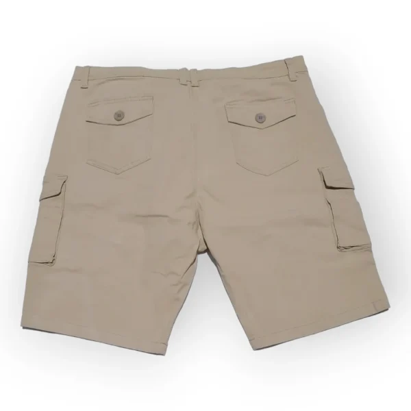 Bermuda en Cargo en Drill Talla 40 Beige - Imagen 2