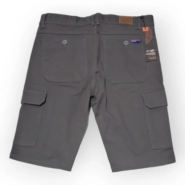 Bermuda en Drill Cargo Talla 34 Gris - Imagen 2
