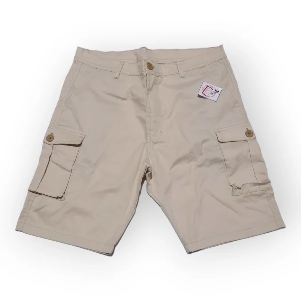 Bermuda en Drill Cargo Talla 36 Beige