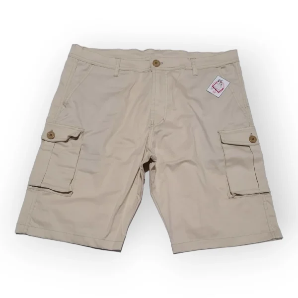 Bermuda Cargo en Drill Talla 38 Beige