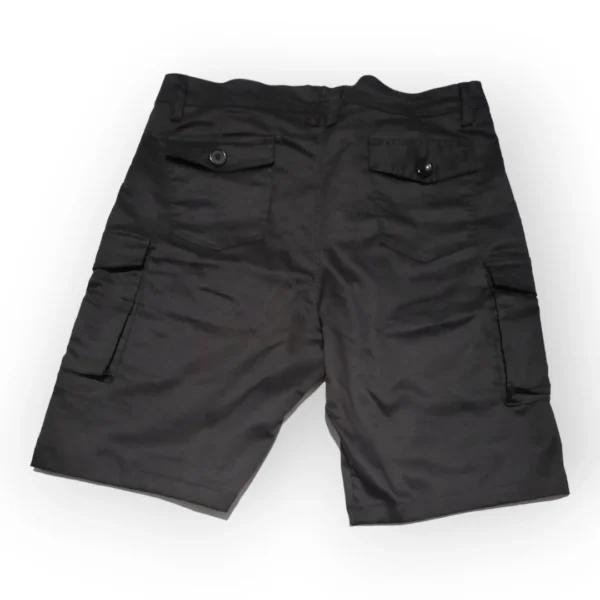 Bermuda en Drill Cargo Talla 36 Negra - Imagen 2
