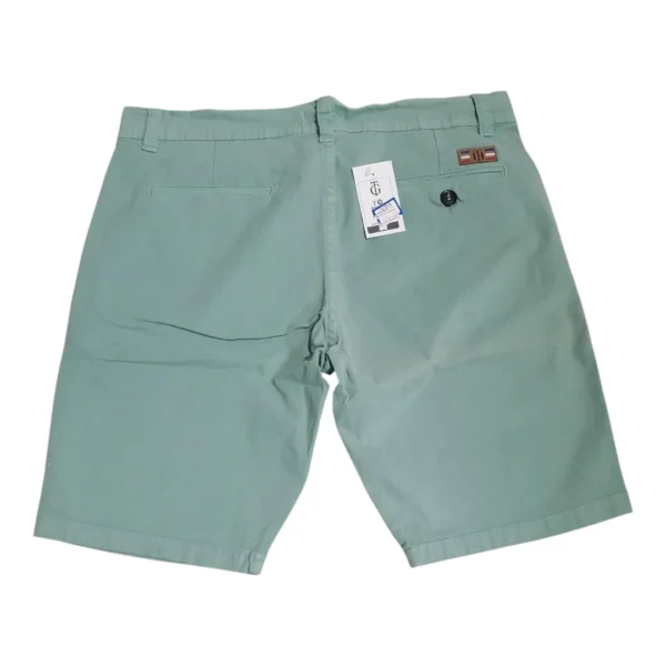 Bermuda en Drill Talla 30 Verde Menta - Imagen 2