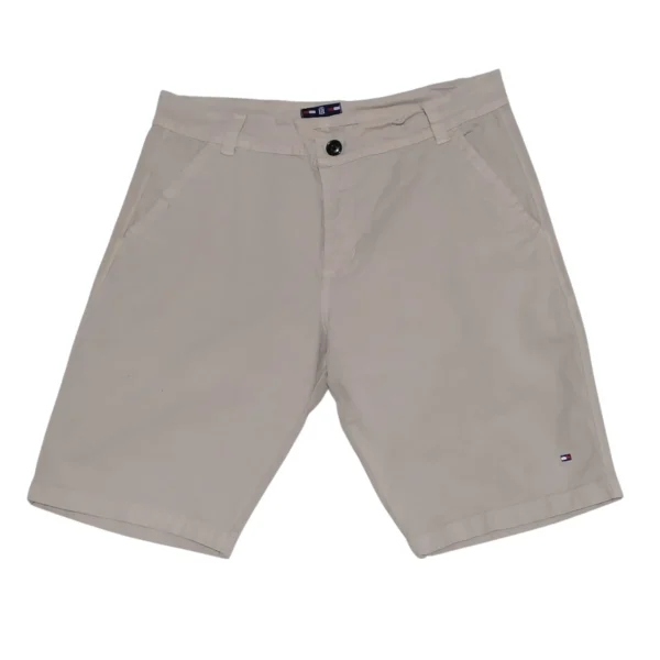Bermuda en Drill Talla 28 Beige Claro