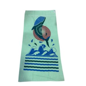 Toallon Estampado 90x180cm Coral - Protela