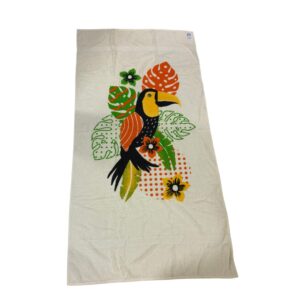 Toallon Estampado 90x180cm Coral - Protela